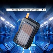 1pc 20-Slot Black Cigarette Case With Sliding Cover - Durable Medium Plastic Design, Versatile - Perfect Birthday Or Business Gift For Men, Men's Present | Modern Cigarette Holder | Visible Content Design