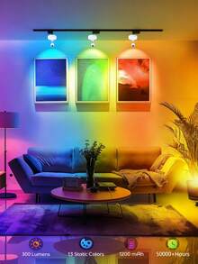 1/2/4pcs Magnetic LED Motion Sensor Light, USB Night Light, Easy To Install In Hallway, Stairs, Bedroom, Kitchen And Office - Multicolor - View 6