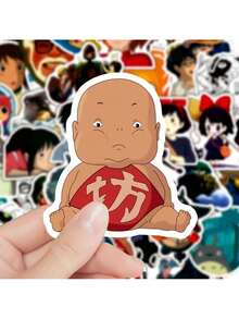 Cute Hayao Miyazaki Graffiti Stickers Bicycles, Scooters, Laptops, Waterproof Luggage Stickers - 1 - 查看 3