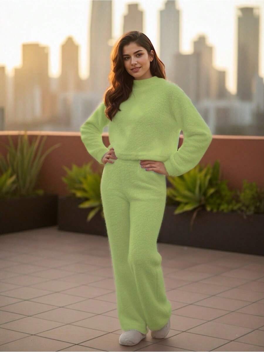 Women Two-Piece Outfits, Tall Women - Pistachio - View 1