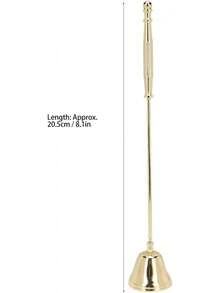 Tgoon Apagador de mecha para velas, apagador de velas chapado en hierro dorado para velas de aromaterapia - 1 - Ver 7