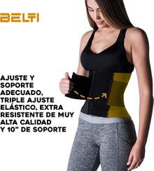 Fajas para Mujer Moldeadora | Corset para Mujer | Faja para Gym Mujer de Compresión | Fajas Reductoras - Body Moldeador | Facil de Colocar, Comoda y Resitente | Alta Calidad | BLACK - CH - Ver 6