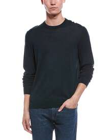 Bruno Magli Merino Wool Crewneck Sweater - màu xanh lá - Xem 1