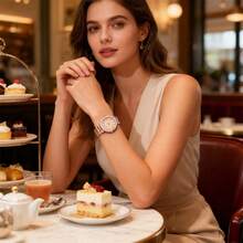 Michael Kors Women's Quartz Watch, Lightweight And Ideal For Daily Wear By Women. Features Precise Timekeeping, A Stainless Steel Case Back, And A Sapphire Crystal Glass. Model MK3366.