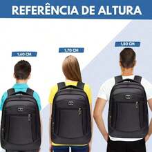 Set Of 3 Large Backpacks/School Bags For Men And Women, Waterproof And Durable, For Work And School. - 彩色 - 查看 7