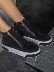 GuGi Women Fashion Boots - Black - View 12