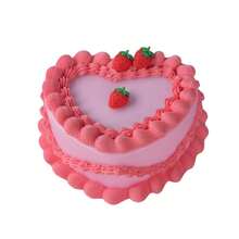 Heart-Shaped Jewelry Organizer With Mirror & Drawer - Realistic Strawberry Cream Cake Design, Pink And White Plastic Desktop Storage Box, Suitable For Necklaces, Earrings, Headbands - Valentine's Day/Mother's Day Gift, Jewelry Gift Box, Romantic Aesthetic Decoration. - hộp đựng đồ trang sức - Xem 11