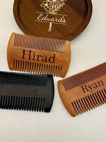 Lược tùy chỉnh, Tên khắc, Lược gỗ, Lược chải tóc, Gỗ gia dụng Gỗ nguyên khối Tĩnh điện Rụng tóc Nam và Nữ Dài, Quà tặng Giáng sinh - Nhiều màu - Xem 7