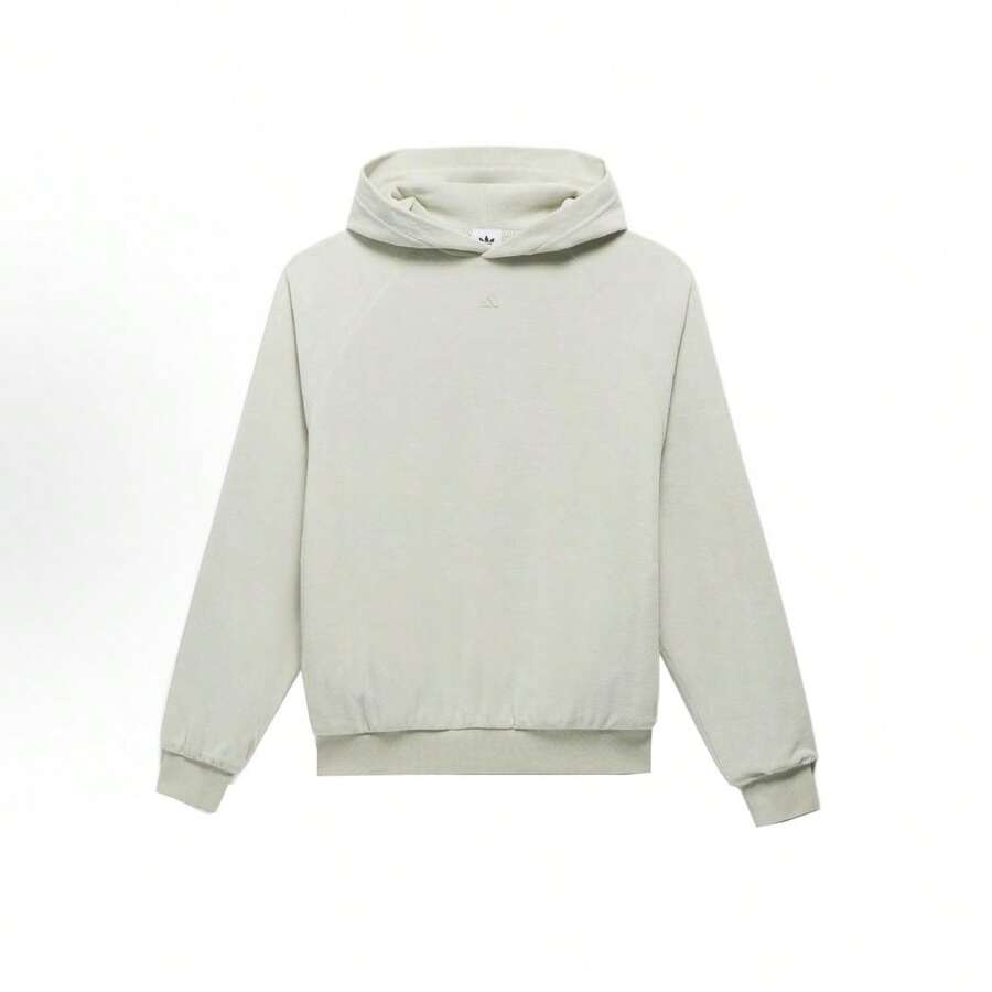 Adidas بلوفر رياضي كاجوال بغطاء للأزواج يناسب الجنسين IA3455 - هالو جرين - مشاهدة 1