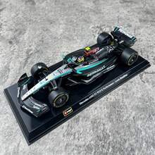 Burago 1:24 Scale  Petronas W15 #44  2024 - Realistic 1:24 Scale Model Car, Driven By , Officially Licensed By , Luxury Gift Box Set With Acrylic Display Case And Detailed Base - 1:24 W15 #44 - View 8
