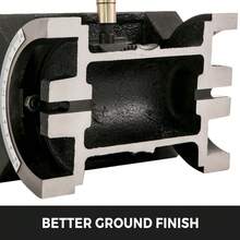 Mesa de fresado inclinable Fresadora de ángulo inclinable de 7x5 pulgadas Placa de ángulo giratorio ajustable de 0-90 ° con 3 ranuras en T y manivela ajustable Fresadora inclinable de alta resistencia para rectificar - 7x5 pulgadas - Ver 6