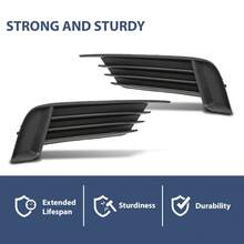 Front Bumper Lower Left & Right Side Grills For A3 S3 2013 2014-2017 1Pair - Black - View 6