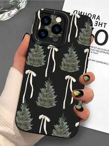 Funda navideña para phone 17 Pro Max con diseño de árbol de Navidad. Compatible con phone 17, 16, 15, 14, 13, 12, 11, Pro Plus y 25/24/23/22/ULTRA/PLUS/FE. Resistente y con una textura refinada. Esta es una funda para teléfono hecha a medida, con un diseño moderno y elegante. - Multicolor - Ver 6