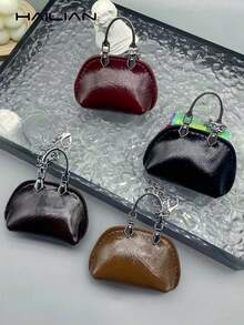 HAILIAN Mini Women's Handbag With Delicate Pendant Chain, Mini Shell Bag Keychain, Elegant Bag Pendant, Perfect Gift For Couples Or Best Friends, Available In Multiple Colors. Women's Phone Accessories Gift - Multicolor - View 3