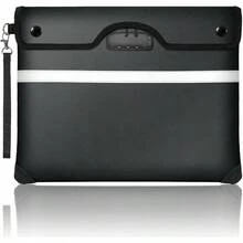 XXCV 6200°F Fireproof Document Bag With Lock 15x 11.8 Inch Fire Proof Bag For Documents With Zipper Water Resistant Fireproof Envelope With Reflective Strip Fireproof Money Bag Pouch Black - Black - View 1