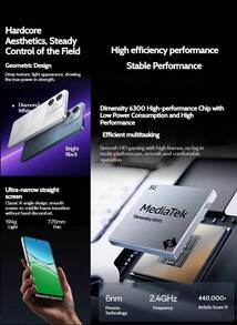 OPPO K13x 8GB+256GB, Excellent Signal Penetration, Drop-Proof And Durable, Dimensity 6300 Processor, IP69 Dust And Water Resistance, New 5G Smartphone With Side Fingerprint And Face Recognition (Chinese Version, No ESIM), Zirconium White. - Zirconium White - View 2
