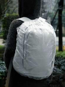 Disposable Multi-Purpose And Dustproof Cover,Outdoor Backpack Rain Cover, Dual Shoulder Dustproof Cover, Backpack Rain Cover, Suitable For Outdoor Travel, Electronic Protective Cover, Suitable For Bicycle Basket, Microwave, Rice Pot, Household Kitchen Accessories, Office And Hom,Moving Supplies, Emergency Preparedness Supplies, Camping Gear And Equipment, Holiday Essential Items For Abroad - Multicolor - View 5