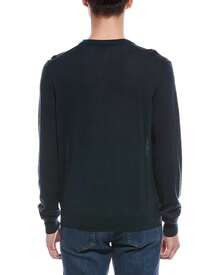 Bruno Magli Wool V-Neck Sweater - 綠色 - 查看 3
