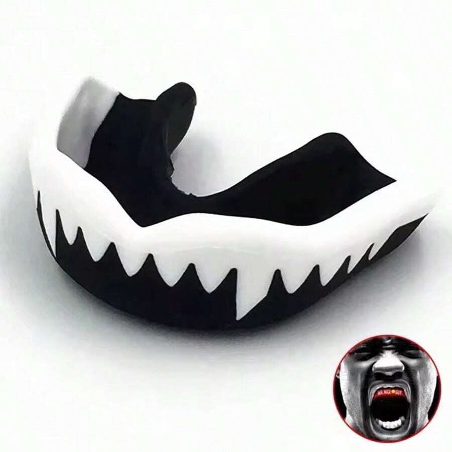 1PC EVA Mouthguard Teeth Protector Mouthguard Suitable For Boxing Sparring Basketball Rugby Safety Sports Protectors - Multicolor - View 1