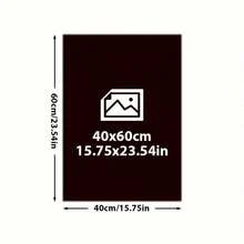 1幅定制帆布墙画 - 个性化照片海报，适用于客厅、卧室、厨房装饰 - 送给朋友、家人和情侣的完美礼物 - 非常适合生日、宠物、节日和圣诞节装饰（不含画框） - 彩色 - 查看 14