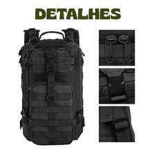 Waterproof Tactical Military Assault Backpack For Men And Women, Durable And Durable. - màu đen - Xem 5