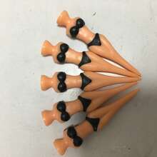 5pcs/Set Funny Women & Girls Golf Club Head Covers, 8cm Length, Made Of Durable Plastic, Easy To Grip, Suitable For Training Equipment. Professional Golf Spikes Shoes For Exclusive Golf Experience