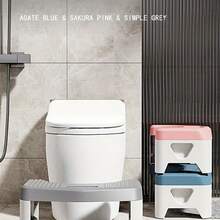 This Ergonomic Toilet Stool Features An Anti-Slip And Thick Design, Specially Made To Provide Support And Convenience For Squatting In The Home Bathroom. It Helps Maintain A Healthier Sitting Posture, Making Using The Toilet More Comfortable, And Its Sturdy Anti-Slip Structure Ensures Reliability.