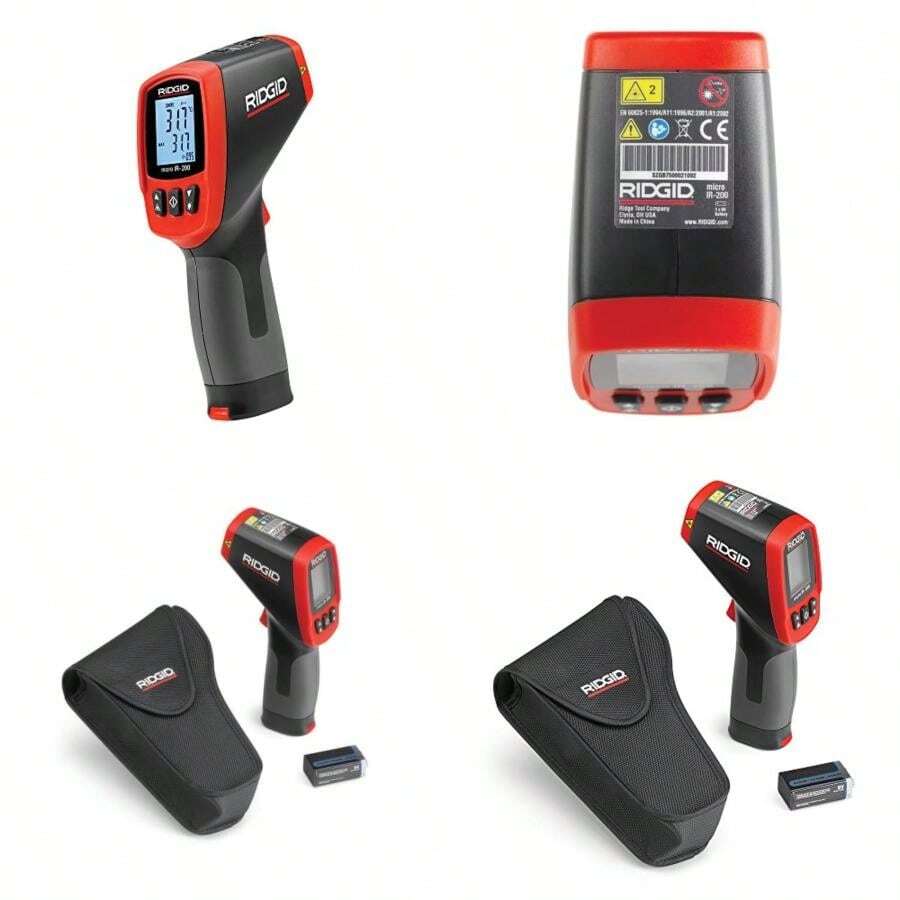 RIDGID - Termómetro Infrarrojo sin Contacto Micro IR-, Precisión, Kit de Herramientas, Uso Profesional(default) - Tipo 1 - Ver 1