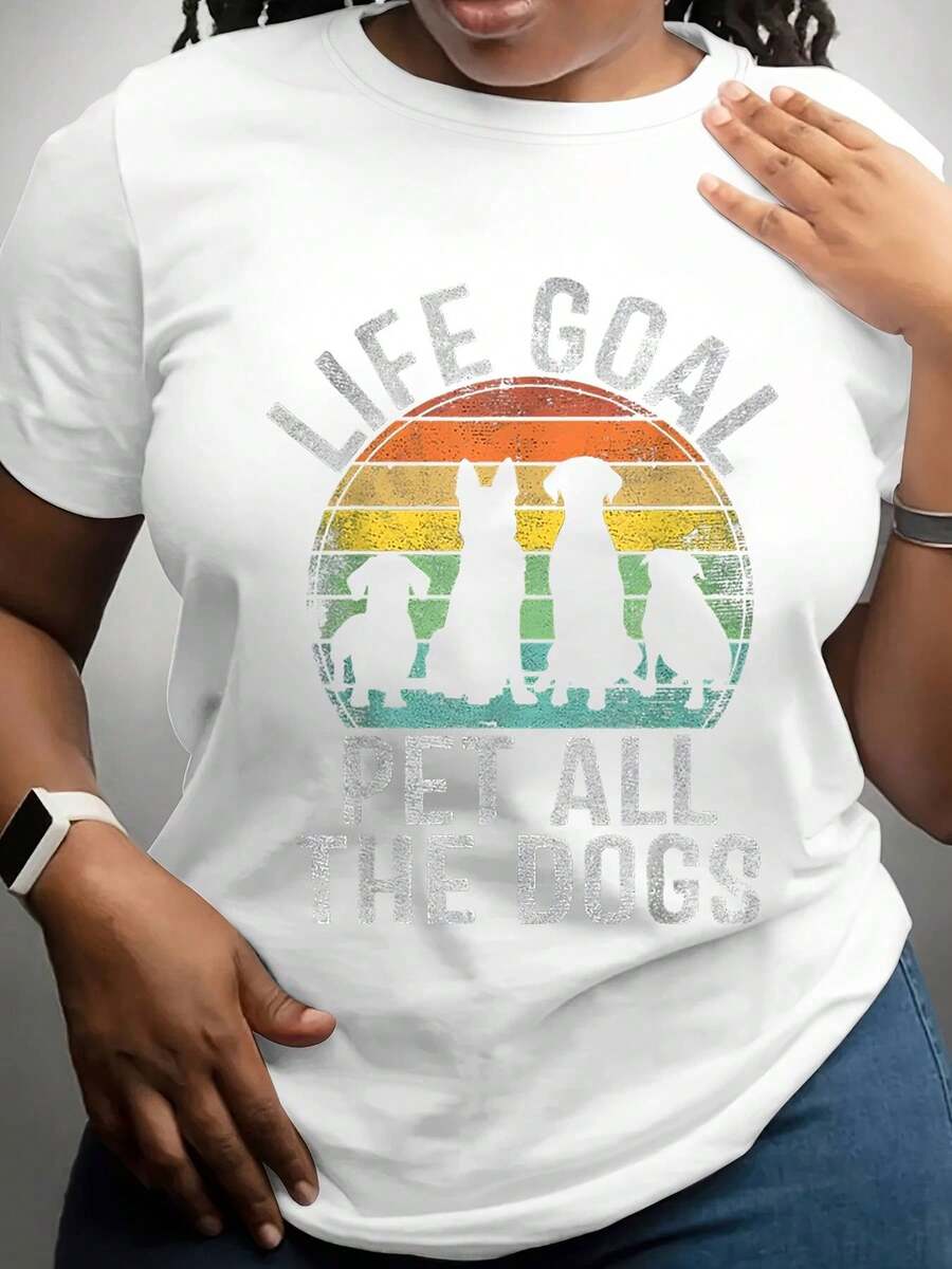 Camiseta 100% algodón de Talla Grande para Mujeres Jóvenes con Estampado de Elefante - 100% Casual Cuello Redondo Manga Corta Top para Primavera/Verano Ropa Urbana, Ropa de Tallas Grandes | Estampado de Elefante Juguetón | Textura Brillante