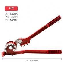 三合一弯管器，适用于 1/4" (6mm)、5/16" (8mm) 和 3/8" (10mm) 铜管、黄铜管、铝管和薄钢管 - 彩色 - 查看 4