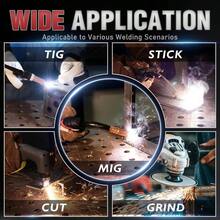 Large View Auto Darkening Welding Helmet, 1111 True Color Powered Hood With 4 Sensors, Wide Shade 35 - 99 - 13 TIG MIG CUT And GRIND - LYG-M800H-PK - 查看 4