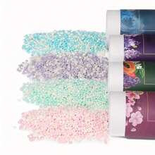 Laundry Scent Booster Beads Essential Fresh Essence In Wash Softener Laundry Scent Perfect Essential Diffuser Fragrant Protective Long Lasting Stain Release Softening Concentrated Washing Machine For Home Laundry Room Man Woman Gift Christmas.Random Style - Multicolor - View 2