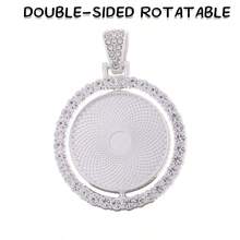 Photo Bouquet Charm For Bride-Two Sided-Custom Photo Memorial Bouquet Charm-Wedding Remembrance Gift-Attach To Bouquet-Loss Of Loved One - Multicolor - View 11