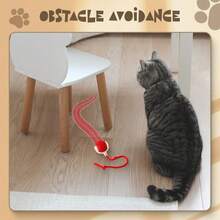 1 Piece Set Fully Intelligent 360 °     Rolling Pet Ball, Specially For Pets, 3 Modes With USB Charging LED Light, Features Self-Entertainment And Relaxation Functions, Durable Plastic Material, Suitable For Kittens And Dogs, Can Be A Holiday Gift For Pets - Random - View 4