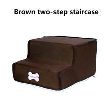 Dog Stairs For High Beds, 3-Step Dog Steps For Small Dogs And Cats, Pet Stairs For High Bed Climbing, Non-Slip Balanced Pet Step Indoor