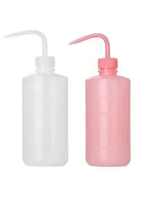 1-2 件 8.45/16.9 盎司塑料挤压瓶 - 冲洗瓶浇水工具、植物和花卉多肉植物浇水瓶（带塑料弯嘴）、盆栽植物尖嘴浇水瓶、纹身清洁瓶