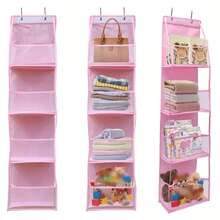 1pc Multi-Compartment Hanging Storage Bag - Organized Pockets For Clothes, Hats, Shoes And Towels. Suitable For Bedroom, Bathroom And Other Rooms. Great Gift For Holidays. - Multicolor - View 9