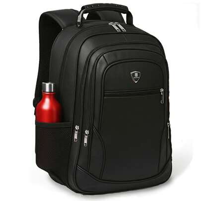 Mochila Masculina Reforçada Impermeável Faculdade Alça Reforçada Escolar Trabalho Top Preta