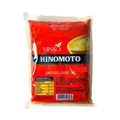 Massa de Soja Sopa Missô Aka Pasta 1Kg Hinomoto