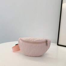 Solid Color Nylon Girls Chest Bag, Children Chest Pack