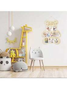 1件“我的第一个青少年里程碑相框 - 儿童木制照片展示架，12个月男孩女孩照片吊坠，完美生日礼物”，青少年配件 - 彩色 - 查看 4