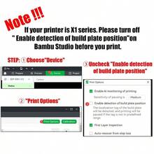 PEO PET Placa de construccin para Bambulabs a1 - Pequeño diamante PEO + fibra de carbono PET - Ver 6