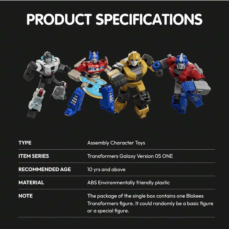 BLOKEES Toys Transformers Mystery Box Building Blocks Collectible Toy Gift Set: All-Star Edition - 6 - View 4