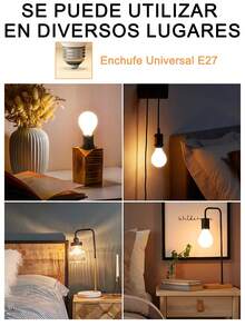 1pieza/6piezas/10piezas/20piezas/30piezas/50piezas bombilla LED, Foco Led, bombillas de iluminación LED para interiores,Foco Led de Luz cálida  5W/7W/9W/12W/15W/18W/21W ,Luz cálida 3000K, luz LED de 500-2100 lm, equivalente a 100 W,base estándar E27, blanco natural, no regulables,para recámara, sala de estar, ideal para interiores. - 1. Piezas - Ver 7