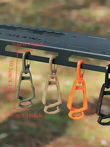 手套夹，重型多功能户外挂钩，工作手套夹，工作手套，执勤腰带夹，建筑工地用，徒步必备，紧凑设计，坚固耐用，实用夹，寻物夹，徒步必备，节省空间，加固夹，实用夹，专业级 - 彩色 - 查看 8