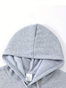 Hooded Sweatshirt New Spring/Autumn Printed Hoodie - Gris - Ver 3