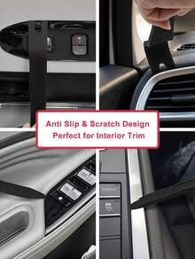 4/5 قطعة مجموعة أدوات فك وتفكيك داخل السيارة الاحترافية - تشمل أداة رفع من البلاستيك الخالي من الخدوش، مناسبة لمشابك وبراغي لوحة الباب، بدون بطارية، مصنوعة من مادة ABS، موديل جديد 2026 - لون عشوائي - مشاهدة 6