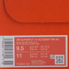 Nike 男士 ZM SUPERFLY 10 ACADEMY KM AG 高帮足球鞋 FQ8335-801 - 橘色 - 查看 6