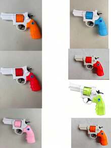 1pc Revolver Style Water Gun, Automatic Rebound Water Gun, Outdoor Toy Suitable For Swimming Pool, Beach Pool Shooting Games, Adult Water Gun, Water Gun, Toy Gun, Christmas Gift - Multicolor - View 8