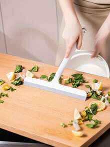 1pc Powerful Silicone Glass Squeegee, Anti-Slip Grip, Wear-Resistant And Durable, Compact And Miniature, Ergonomic Handle, Multi-Functional Glass Cleaning Tool, Suitable For Household Bathrooms And Car Glass Use, Window Cleaning Tool